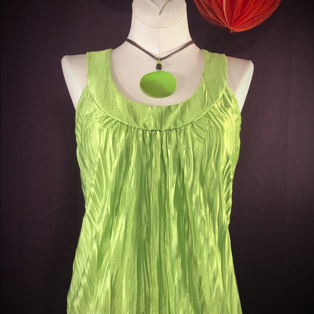 IZ Byer California, Lime, Dressy Tank Top
